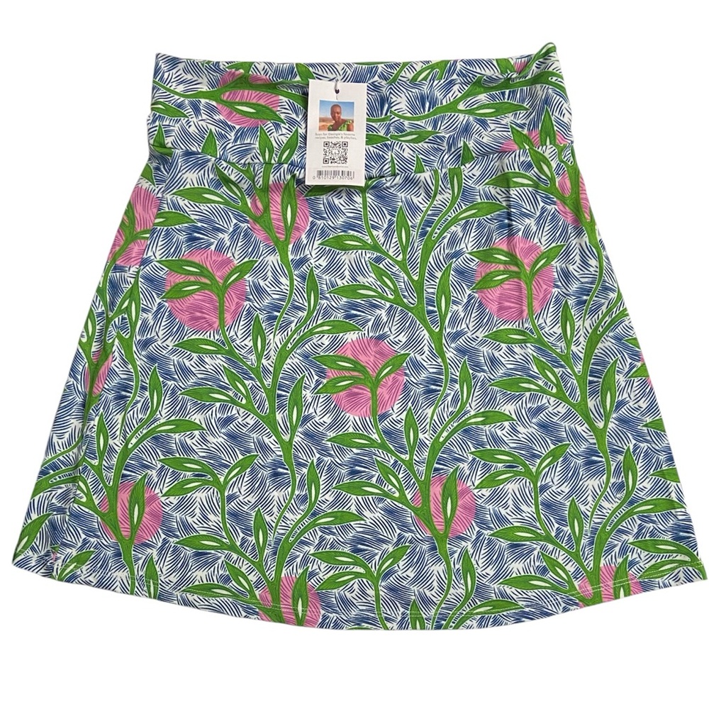 Women’s Pull Up Skirt - Liberty and Justice Floral Print Size Medium/Large